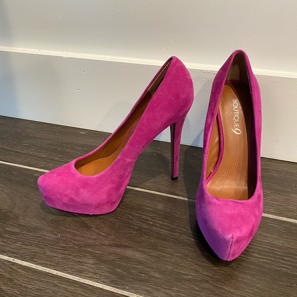 Boutique 9 Fuchsia Pink Heels